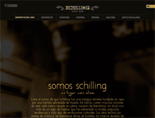Tablet Screenshot of cafeschilling.com